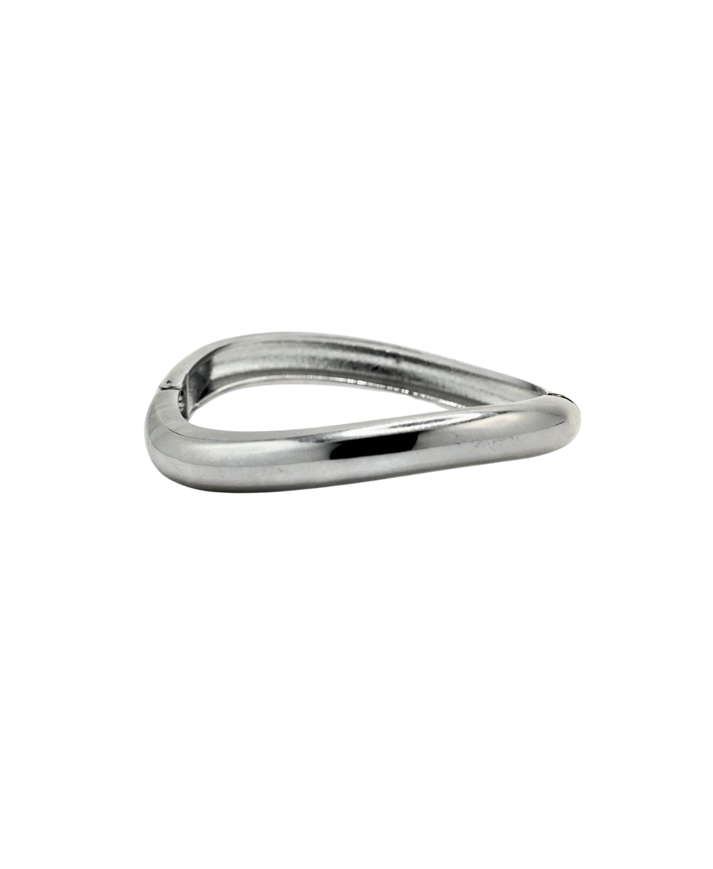 WAVE SILVER BANGLE