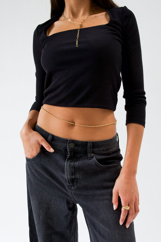 KYLIE GOLD BELLY WAIST CHAIN