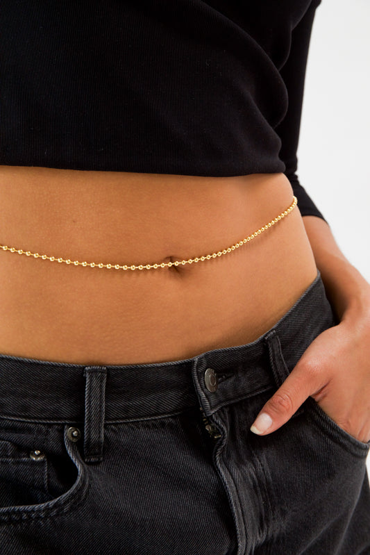KYLIE GOLD BELLY WAIST CHAIN