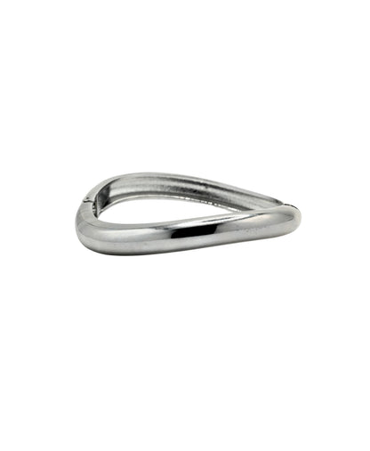 WAVE SILVER BANGLE